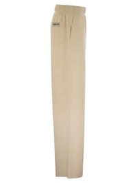 MONCLER Moncler Women Wide-Leg Cotton Sport Pants
