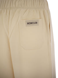 MONCLER Moncler Women Wide-Leg Cotton Sport Pants