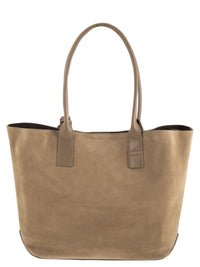 HOGAN Hogan Women Suede Tote Bag With Embossed Logo