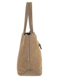 HOGAN Hogan Women Suede Tote Bag With Embossed Logo