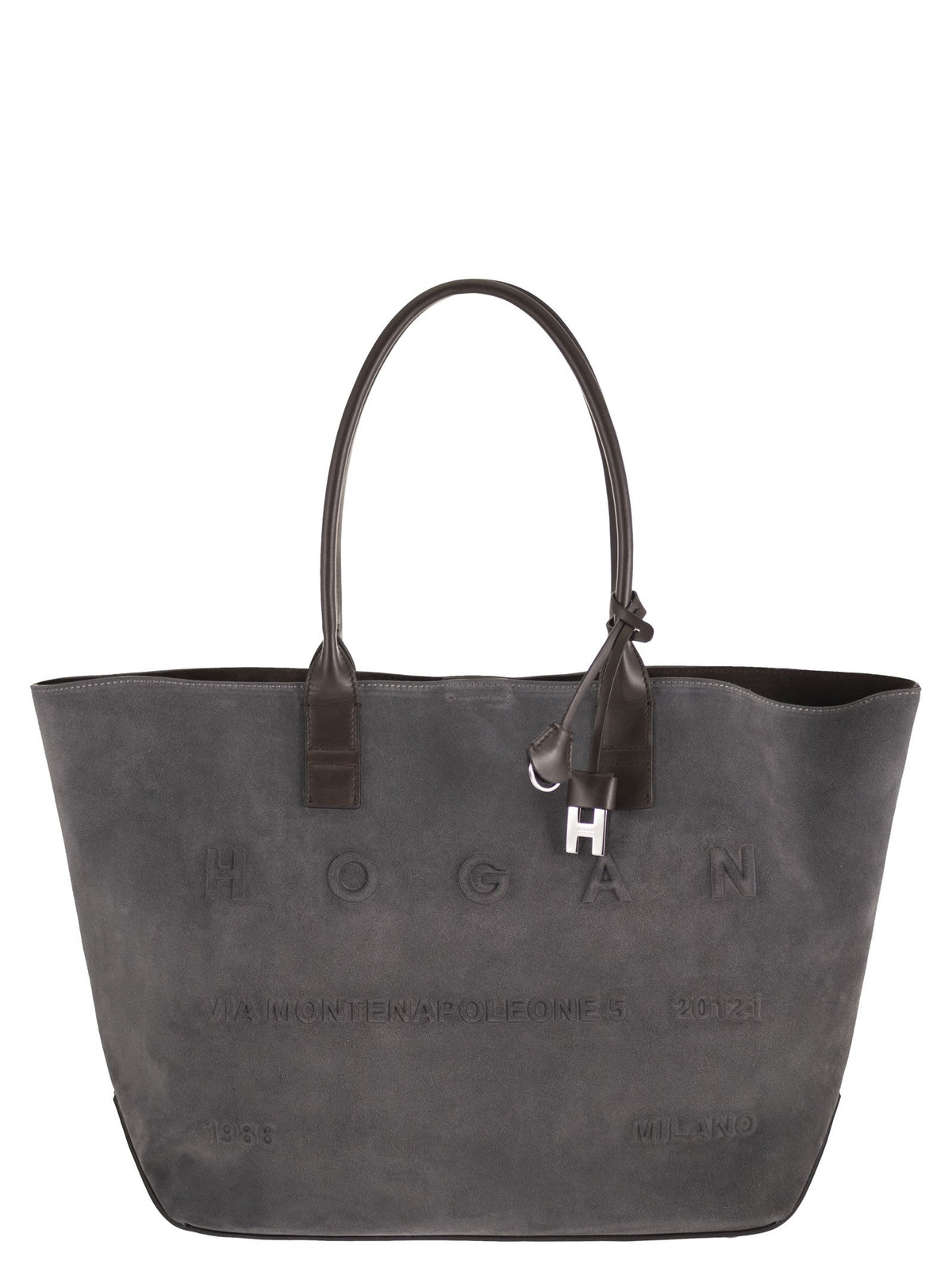 HOGAN Hogan Women Suede Shopping Bag With Embossed Logo