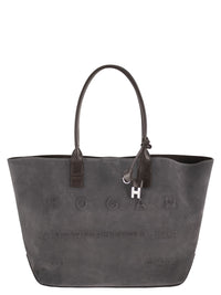 HOGAN Hogan Women Suede Shopping Bag With Embossed Logo