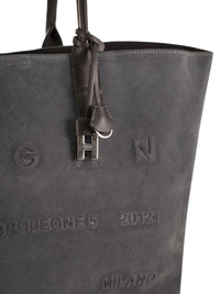 HOGAN Hogan Women Suede Shopping Bag With Embossed Logo