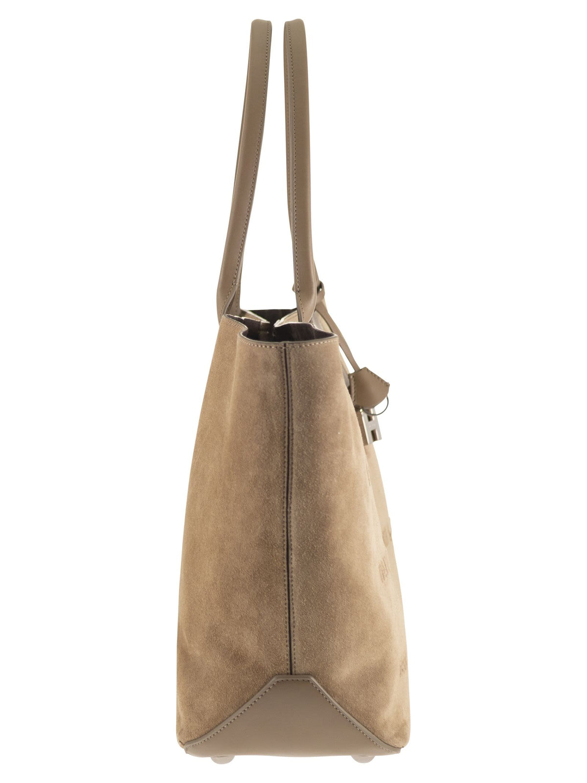 HOGAN Hogan Women Suede Shopping Bag With Embossed Logo