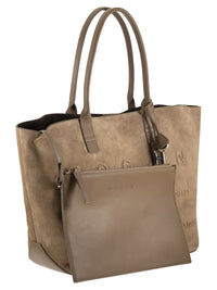 HOGAN Hogan Women Suede Shopping Bag With Embossed Logo