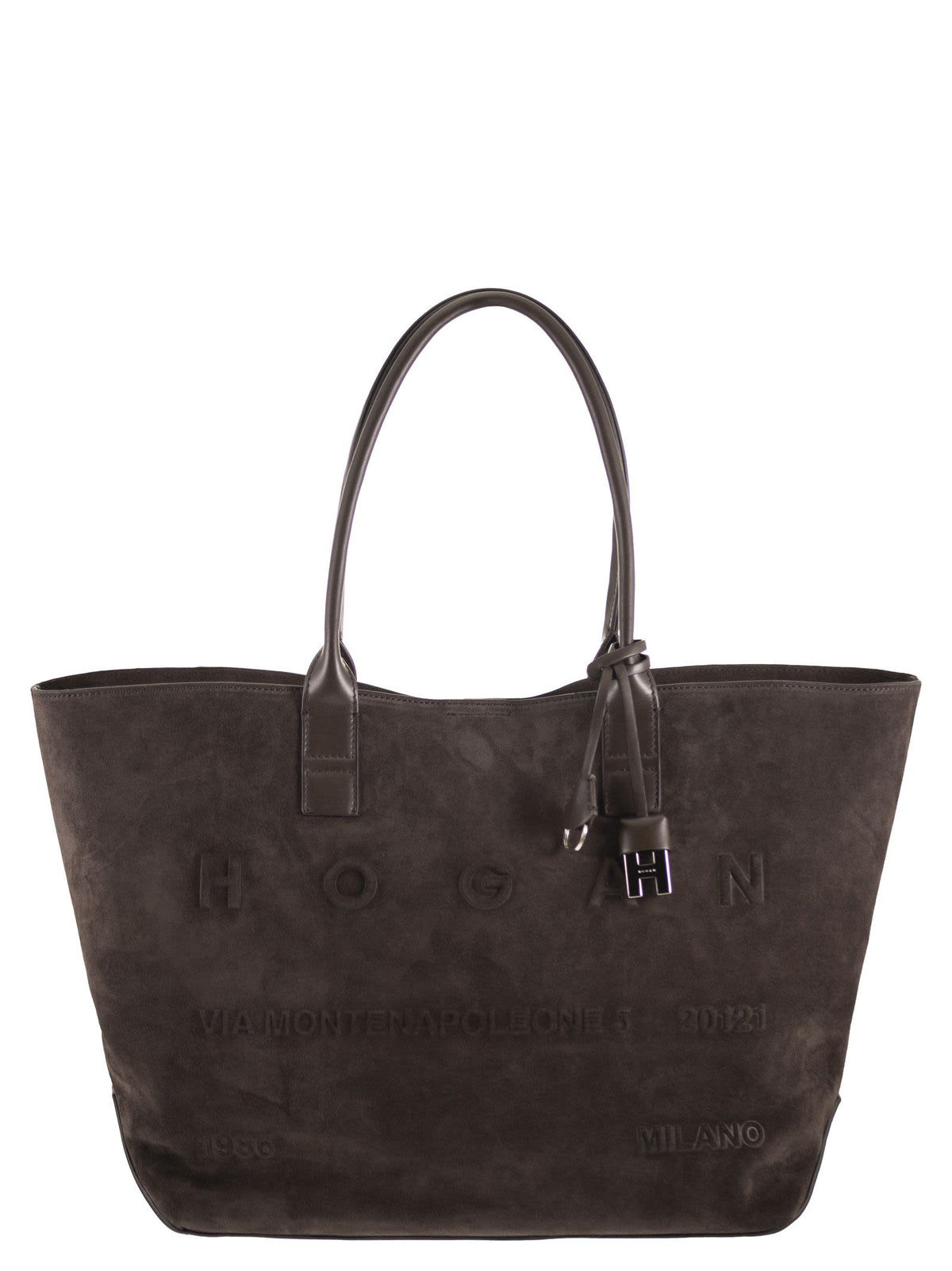 HOGAN Hogan Women Suede Shopping Bag With Embossed Logo