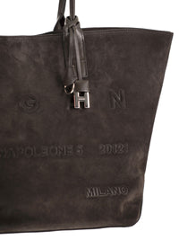 HOGAN Hogan Women Suede Shopping Bag With Embossed Logo