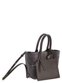 HOGAN Hogan Women Mini Suede Tote Bag With Shoulder Strap