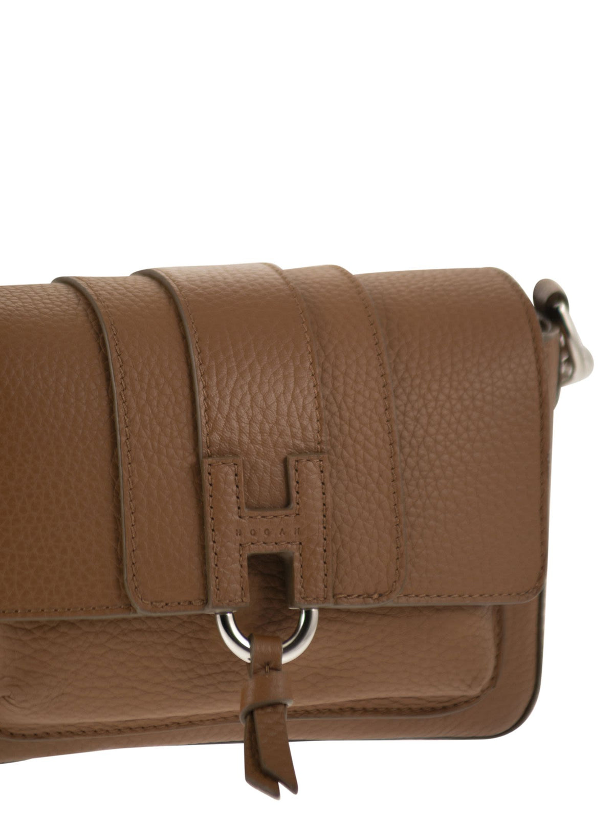 Hogan Women Trendy Leather Flap Bag