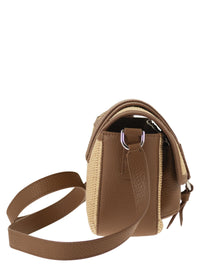 Hogan Women Trendy Flap Bag In Raffia And Leather