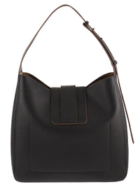 HOGAN Hogan Women Hammered Leather Shoulder Bag With H Detail