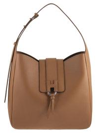 HOGAN Hogan Women Hammered Leather Shoulder Bag With H Detail