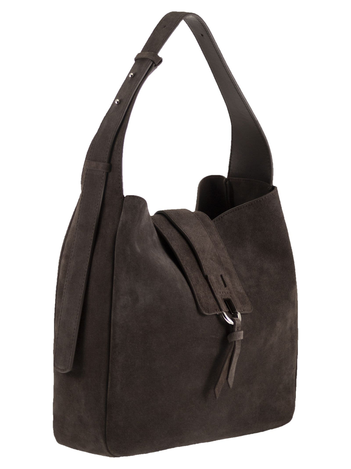 HOGAN Hogan Women Suede Shoulder Bag With H Detail