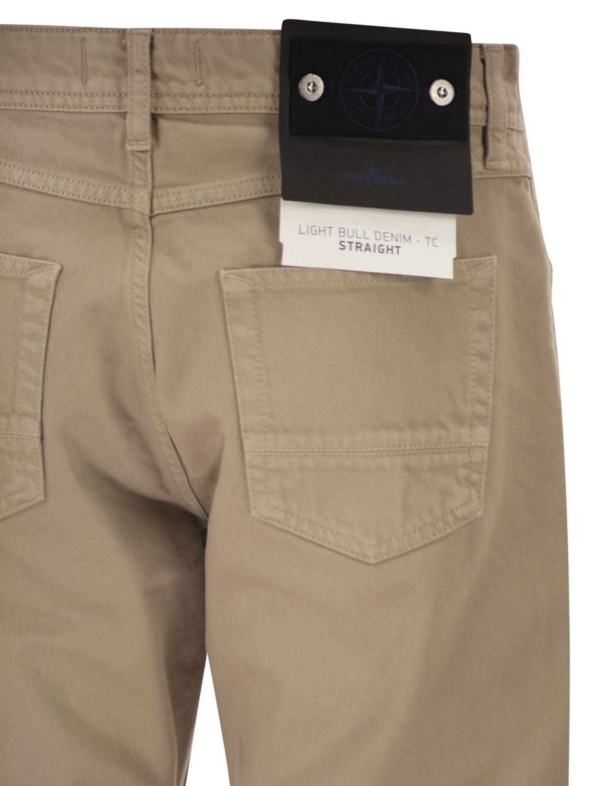 Stone Island Men 5-Pocket Trousers In Cotton Twill
