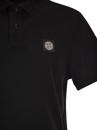 Stone Island Men Regular Fit Short-Sleeved Polo Shirt With Compass Patch