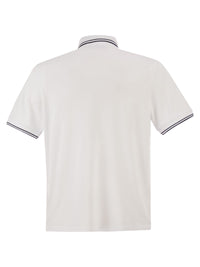 Stone Island Men Slim Fit Short Sleeve Polo Shirt With Compass Patch