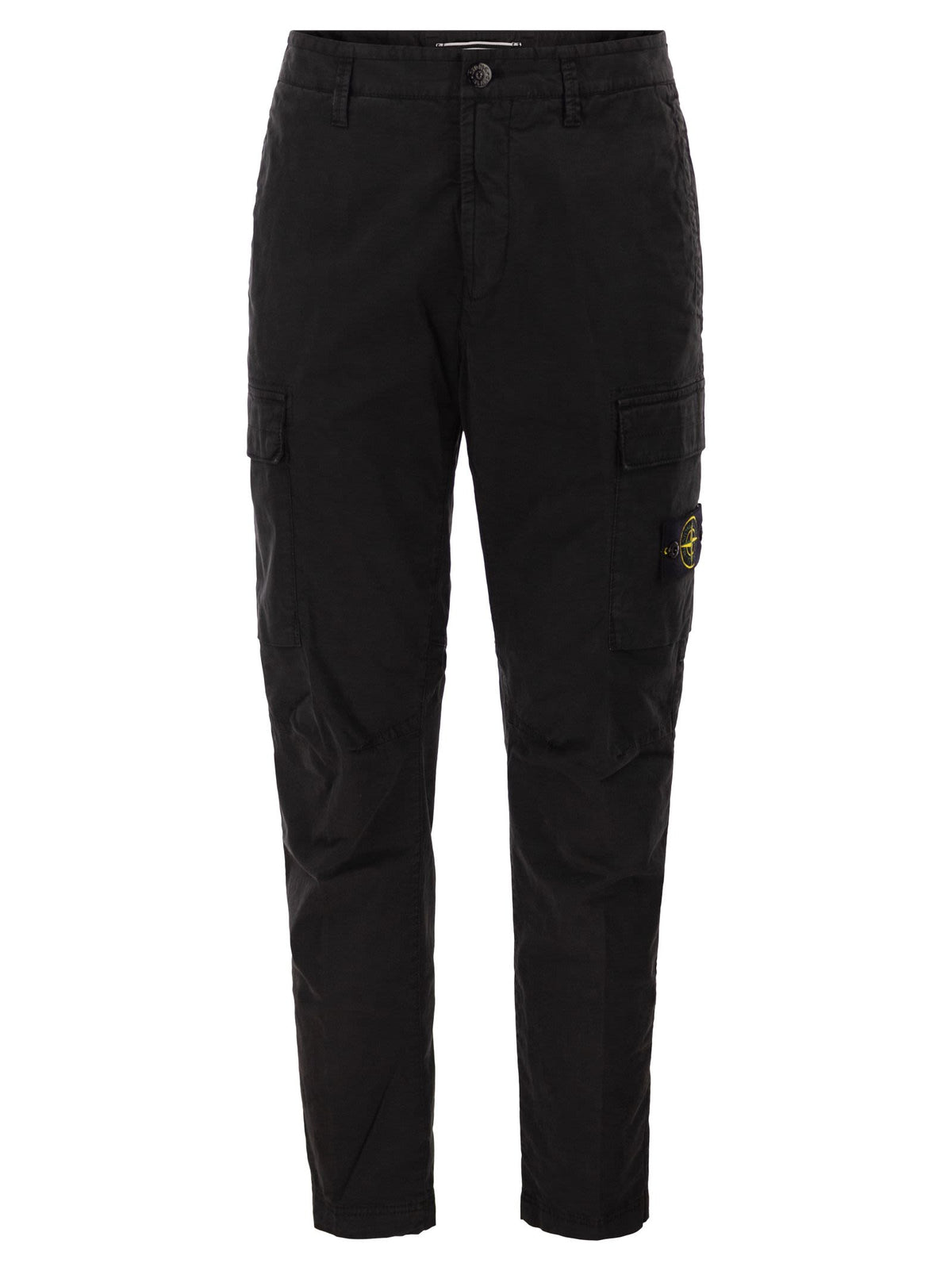 Stone Island Men Regular Tapered Fit Cargo Trousers