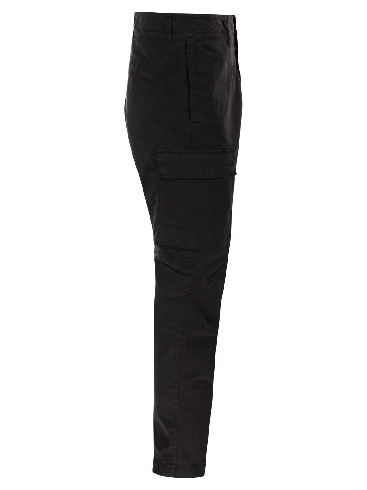 Stone Island Men Regular Tapered Fit Cargo Trousers