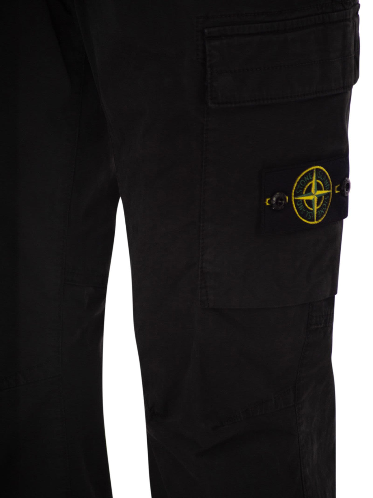 Stone Island Men Regular Tapered Fit Cargo Trousers