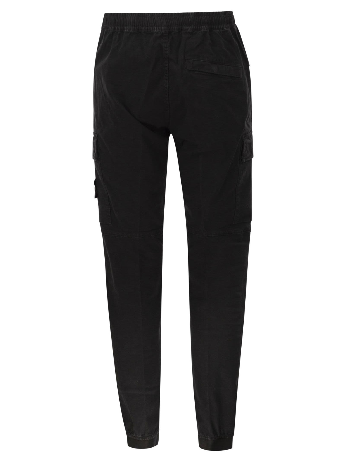 Stone Island Men Cargo Trousers In Cotton Twill