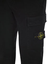 Stone Island Men Cargo Trousers In Cotton Twill