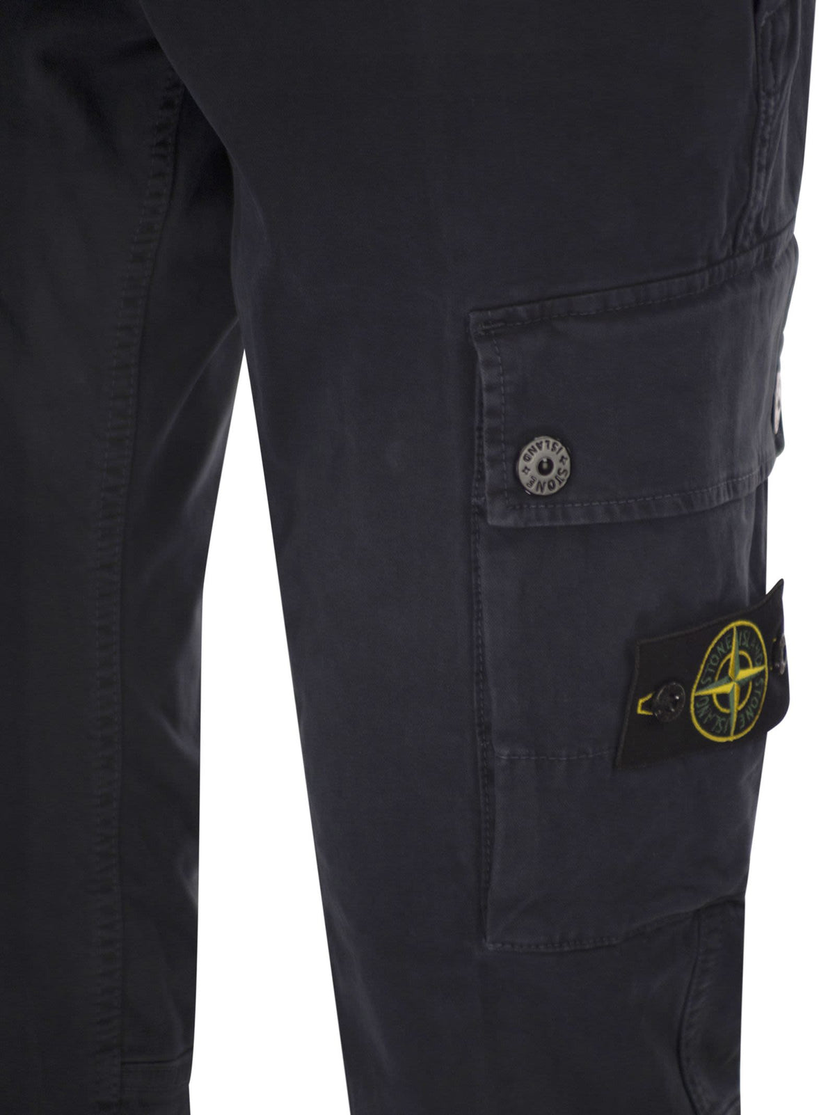 Stone Island Men Slim-Fit Cargo Trousers