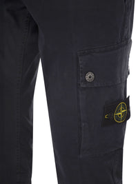 Stone Island Men Slim-Fit Cargo Trousers