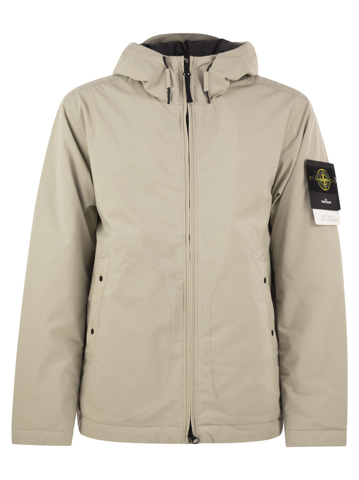 Stone Island Men Soft Shell-R Hooded Jacket