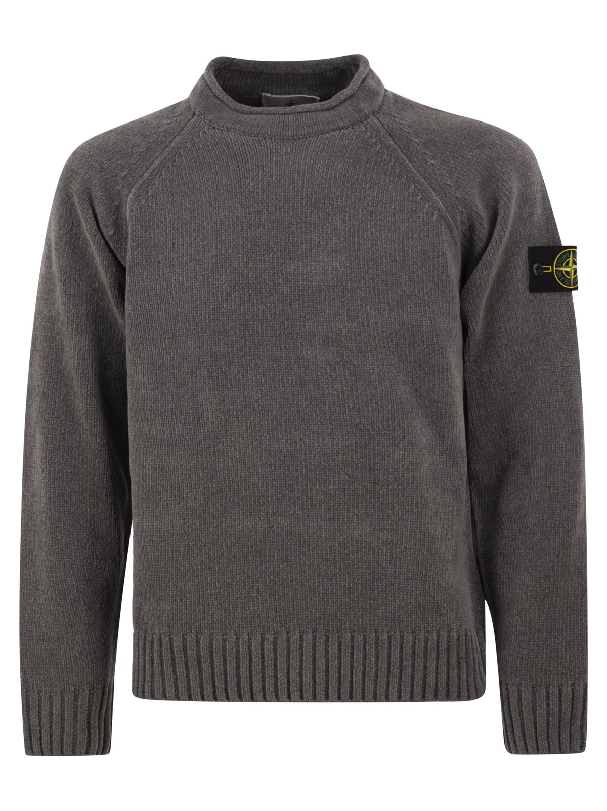 Stone Island Men Cotton Crew-Neck Knit Jumper