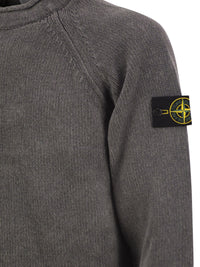 Stone Island Men Cotton Crew-Neck Knit Jumper