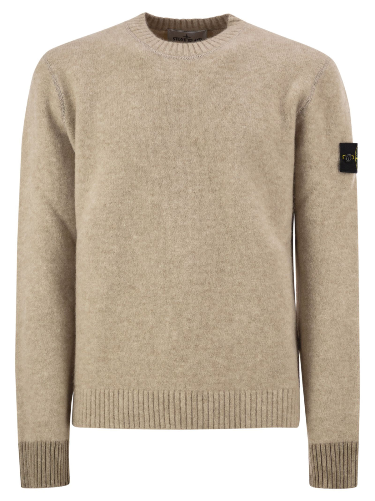 Stone Island Men Alpaca And Virgin Wool Blend Crew-Neck Jumper