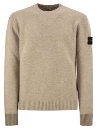 Stone Island Men Alpaca And Virgin Wool Blend Crew-Neck Jumper