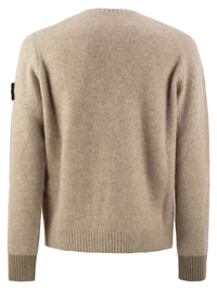 Stone Island Men Alpaca And Virgin Wool Blend Crew-Neck Jumper