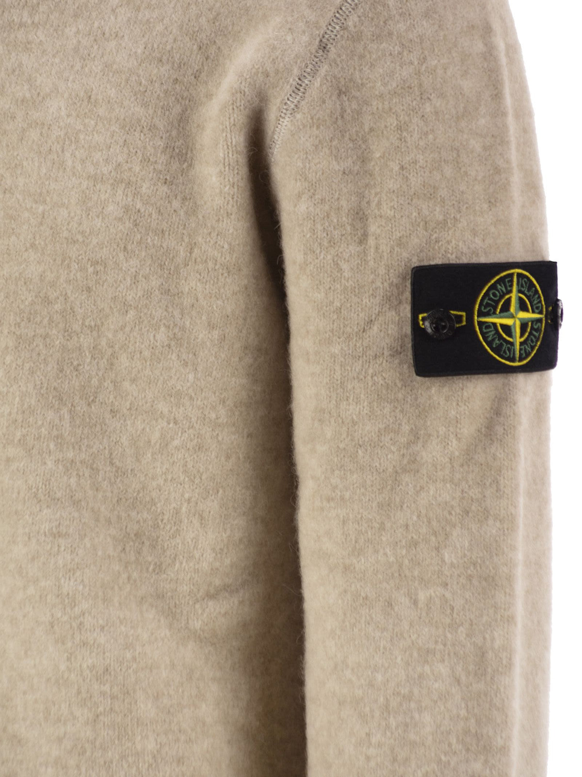 Stone Island Men Alpaca And Virgin Wool Blend Crew-Neck Jumper