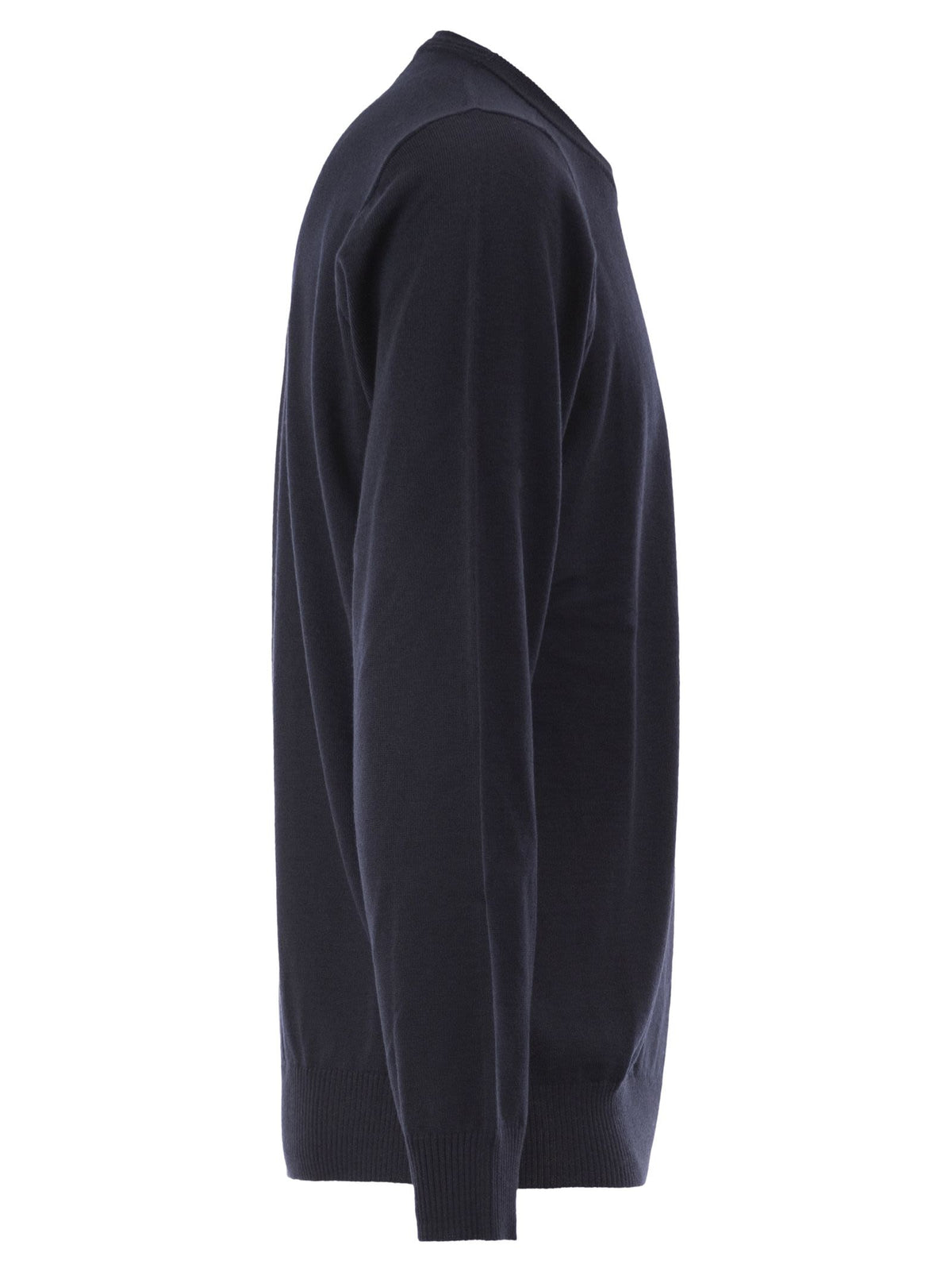 Stone Island Men Round-Neck Jumper With Embossed Stitching