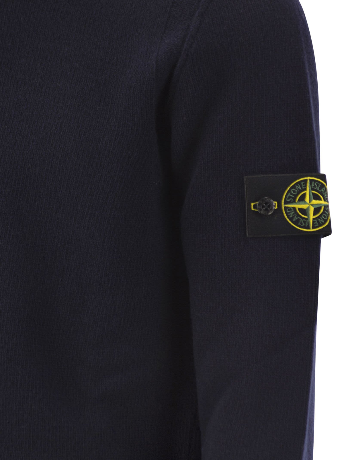 STONE ISLAND Stone Island Men Crew-Neck Jumper With Reverse Stitch Details
