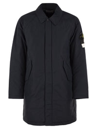 Stone Island Men Micro Reps Padded Coat With Compass Badge