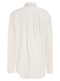 Brunello Cucinelli Women Stretch Cotton Shirt With Tie