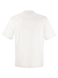 Brunello Cucinelli Men Slim Fit Crew-Neck T-Shirt In Lightweight Cotton Jersey