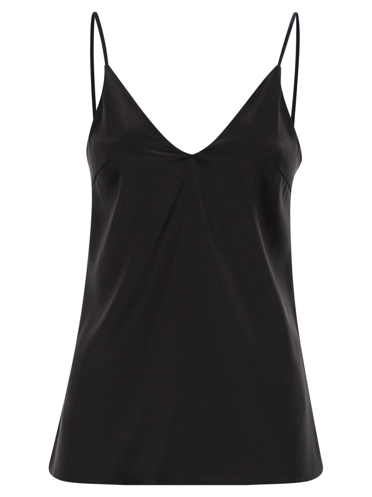 Brunello Cucinelli Women Stretch Silk Satin Top