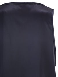 Brunello Cucinelli Women Stretch Silk Satin Crew Neck Top