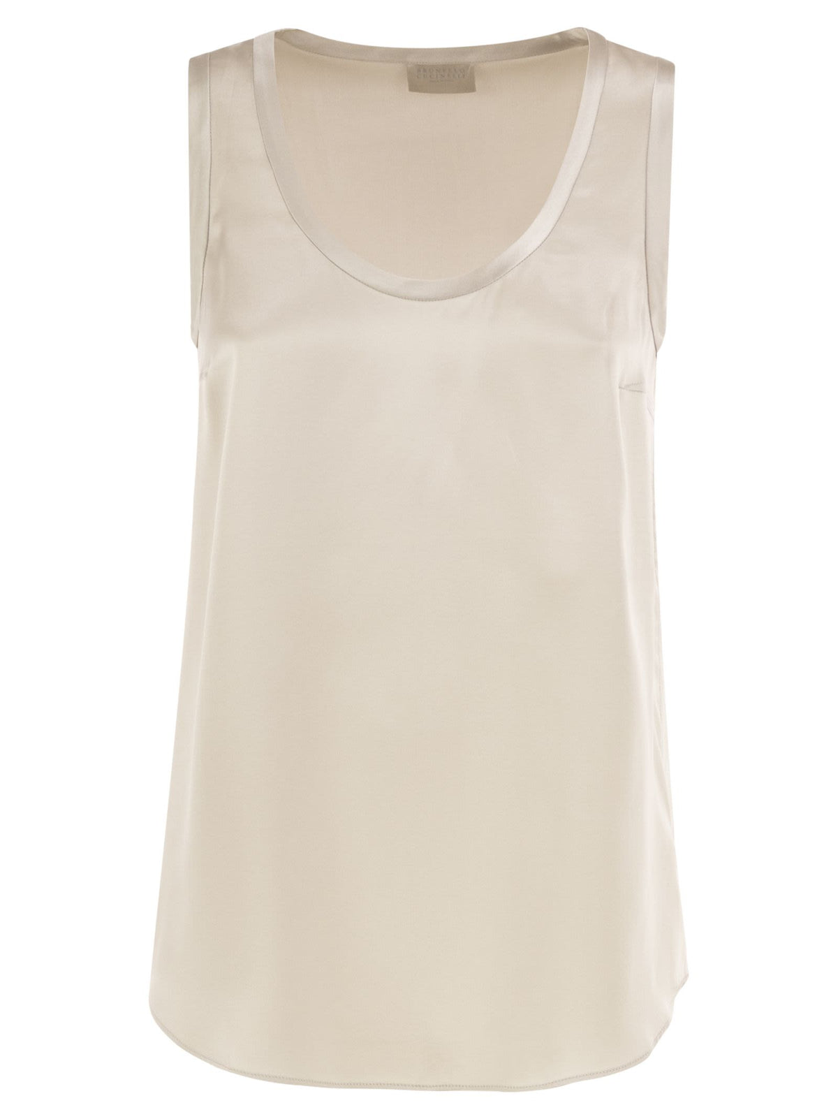 BRUNELLO CUCINELLI Brunello Cucinelli Women Stretch Silk Satin Top