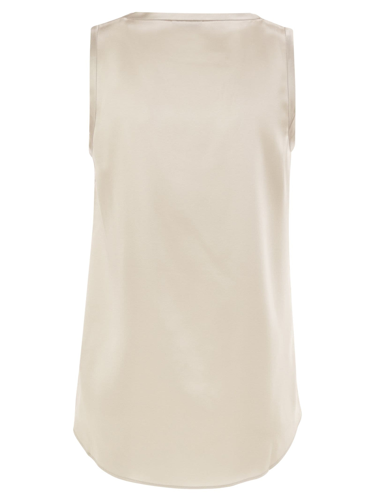 BRUNELLO CUCINELLI Brunello Cucinelli Women Stretch Silk Satin Top