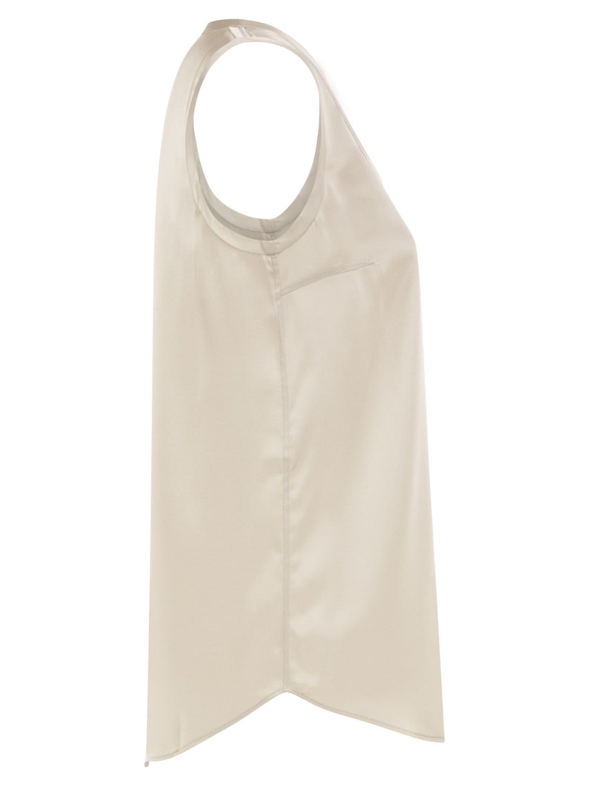 BRUNELLO CUCINELLI Brunello Cucinelli Women Stretch Silk Satin Top
