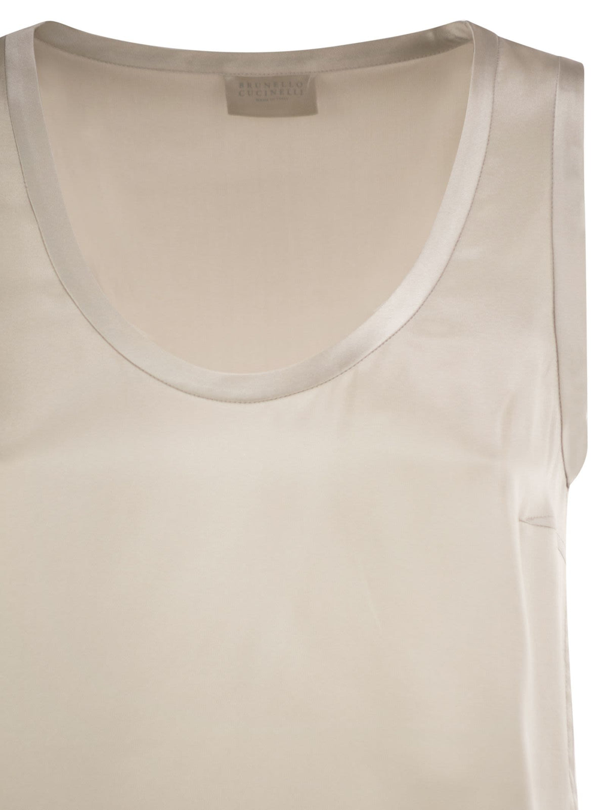 BRUNELLO CUCINELLI Brunello Cucinelli Women Stretch Silk Satin Top