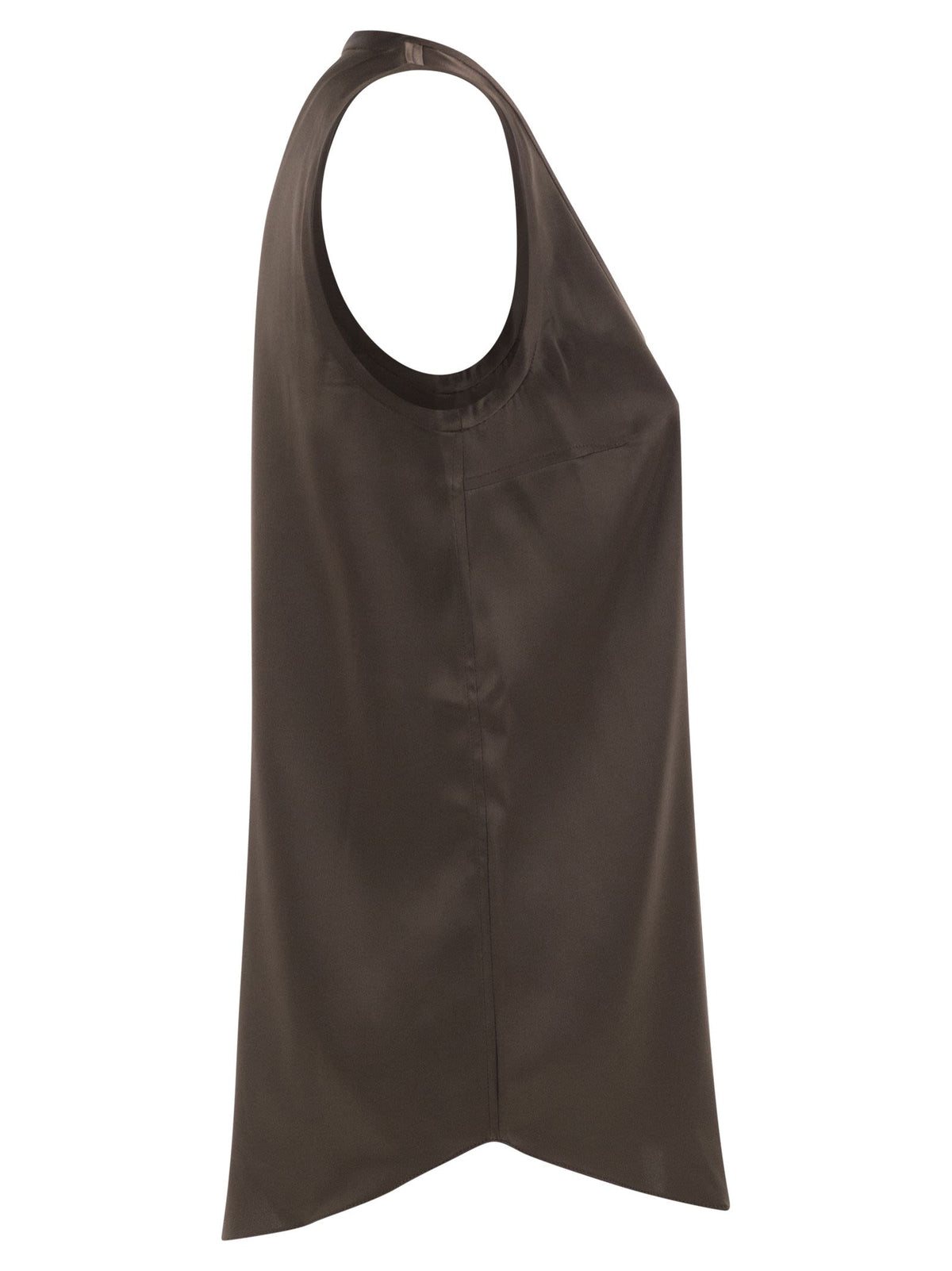 BRUNELLO CUCINELLI Brunello Cucinelli Women Stretch Silk Satin Top