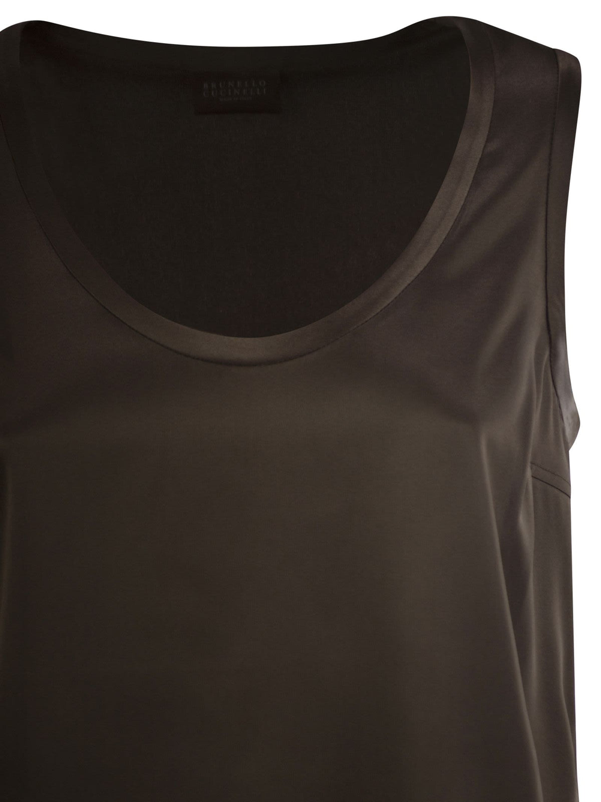 BRUNELLO CUCINELLI Brunello Cucinelli Women Stretch Silk Satin Top