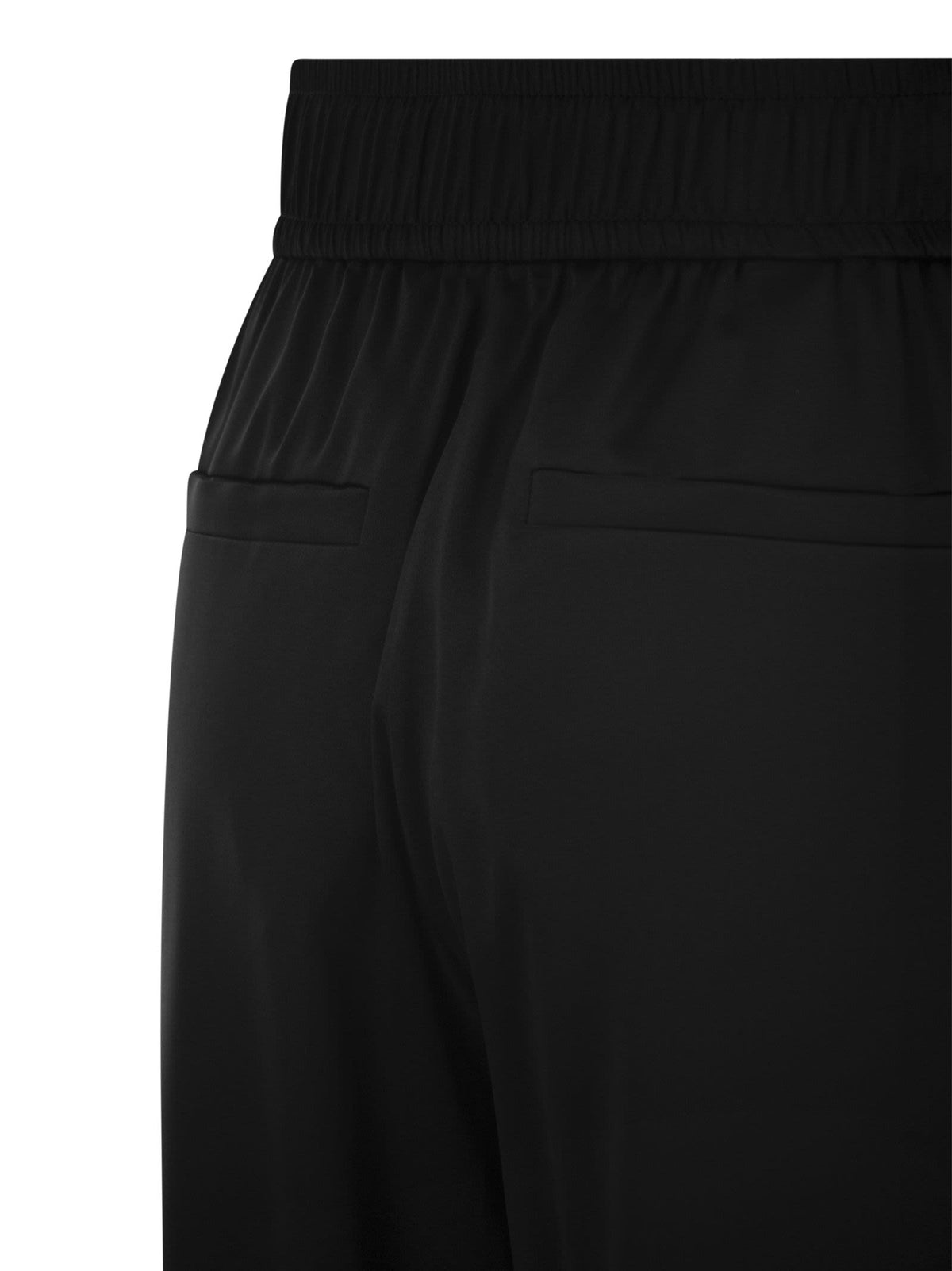 BRUNELLO CUCINELLI Brunello Cucinelli Women Track Trousers In Stretch Silk Satin