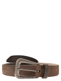 BRUNELLO CUCINELLI Brunello Cucinelli Women Suede Calfskin Belt