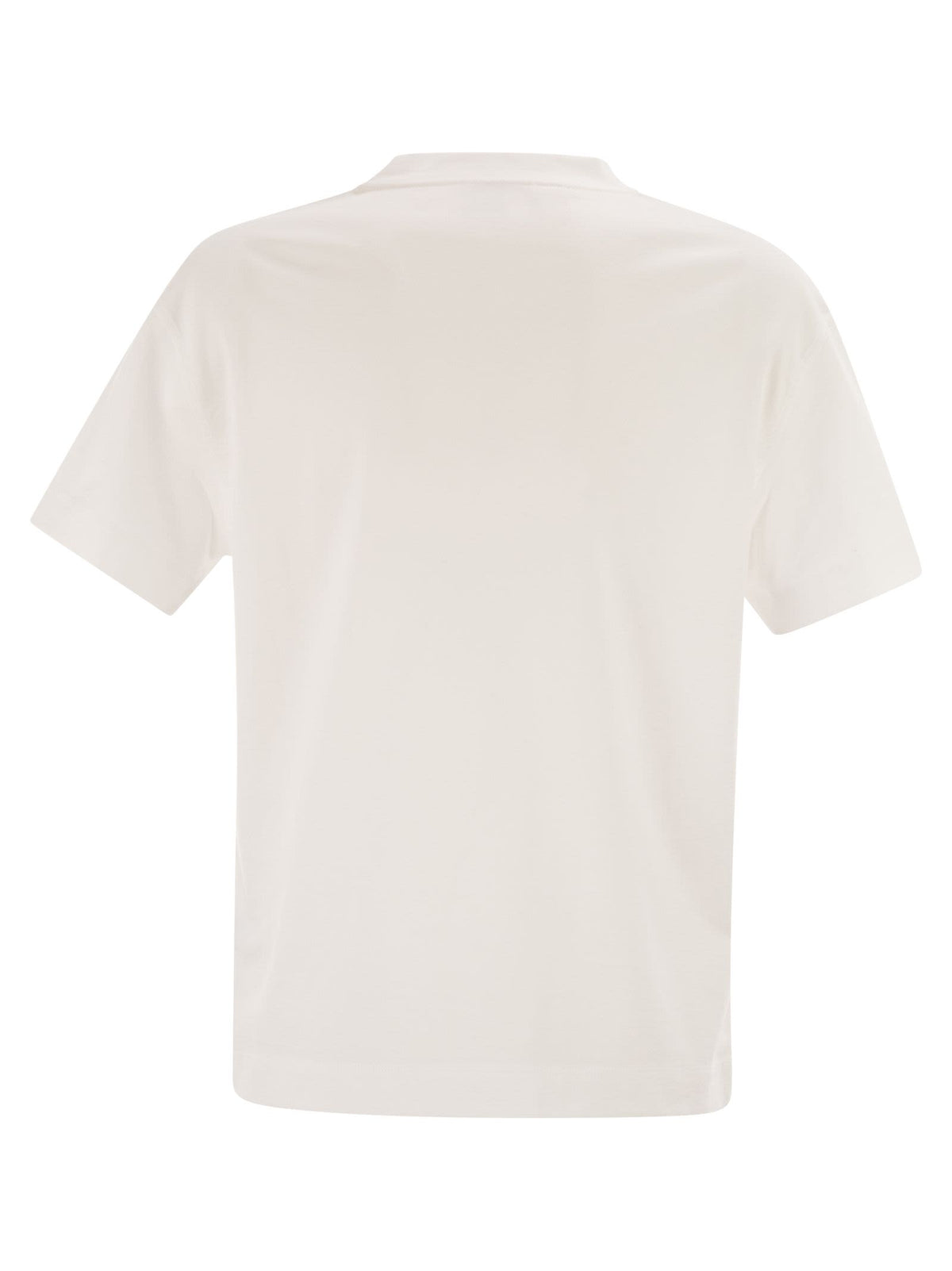 BRUNELLO CUCINELLI Brunello Cucinelli Women Cotton Jersey T-Shirt With Shiny Tab